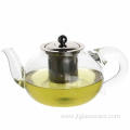 Glass Handblown Teapot Dragon Shaped Color Handle